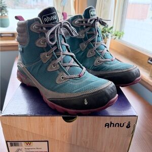 Ahnu Women's Teal Sugarpine Hiking Boots